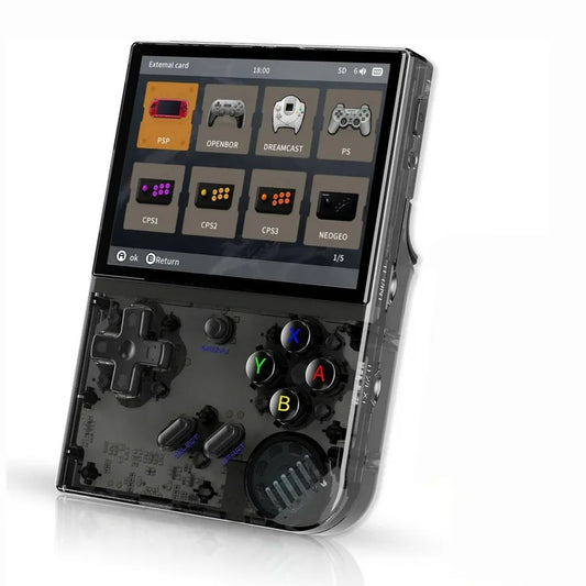 Anbernic RG35XX Plus - Transparent Schwarz